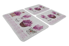 Mijölnir Giardino Di Lavanda Djt Juego de alfombrillas de baño Multicolor